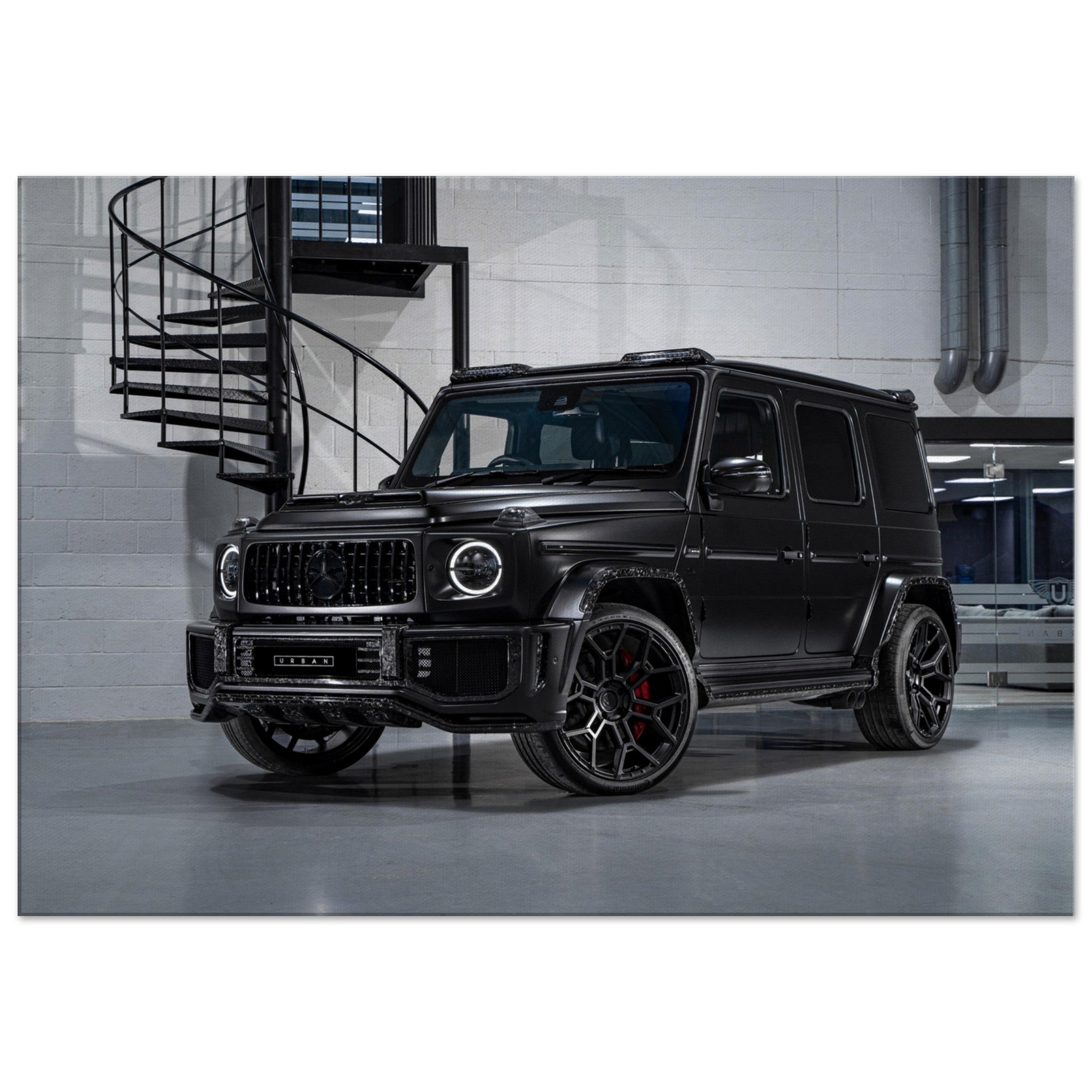 Gelato - Premium Canvas - Urban Widetrack Forged Carbon on Mercedes G63