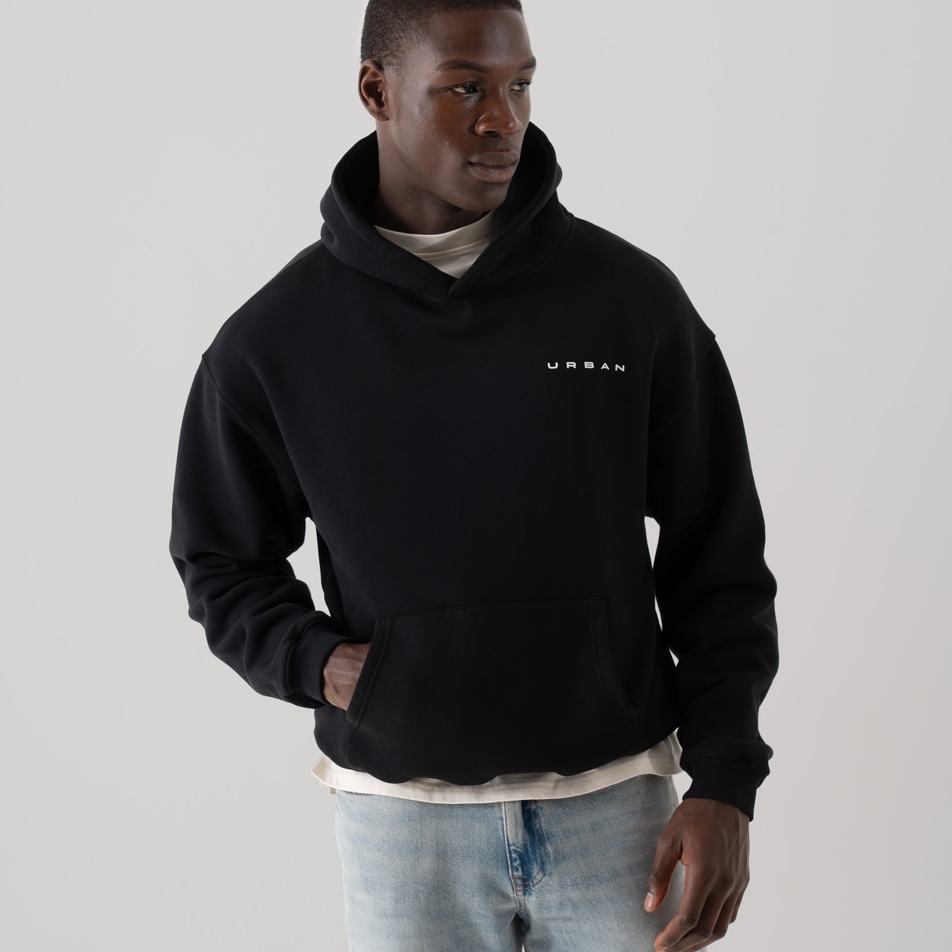 House of Urban - Urban Black Bespoke Styling Hoodie