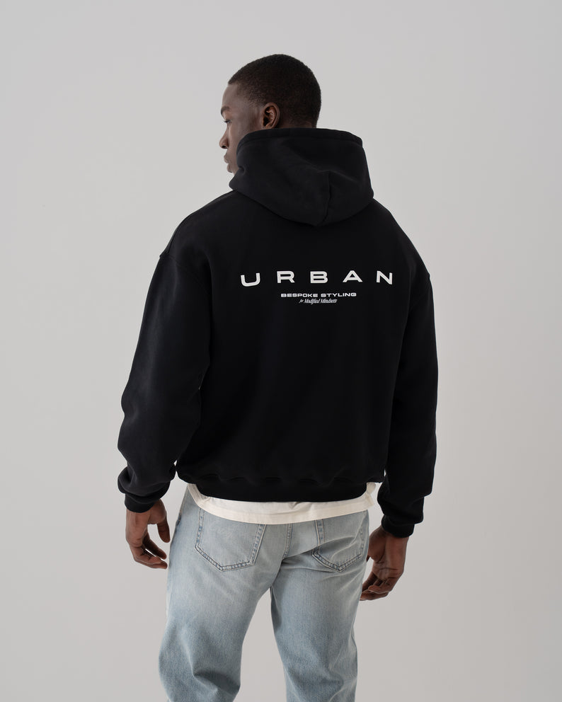 House of Urban - Urban Black Bespoke Styling Hoodie