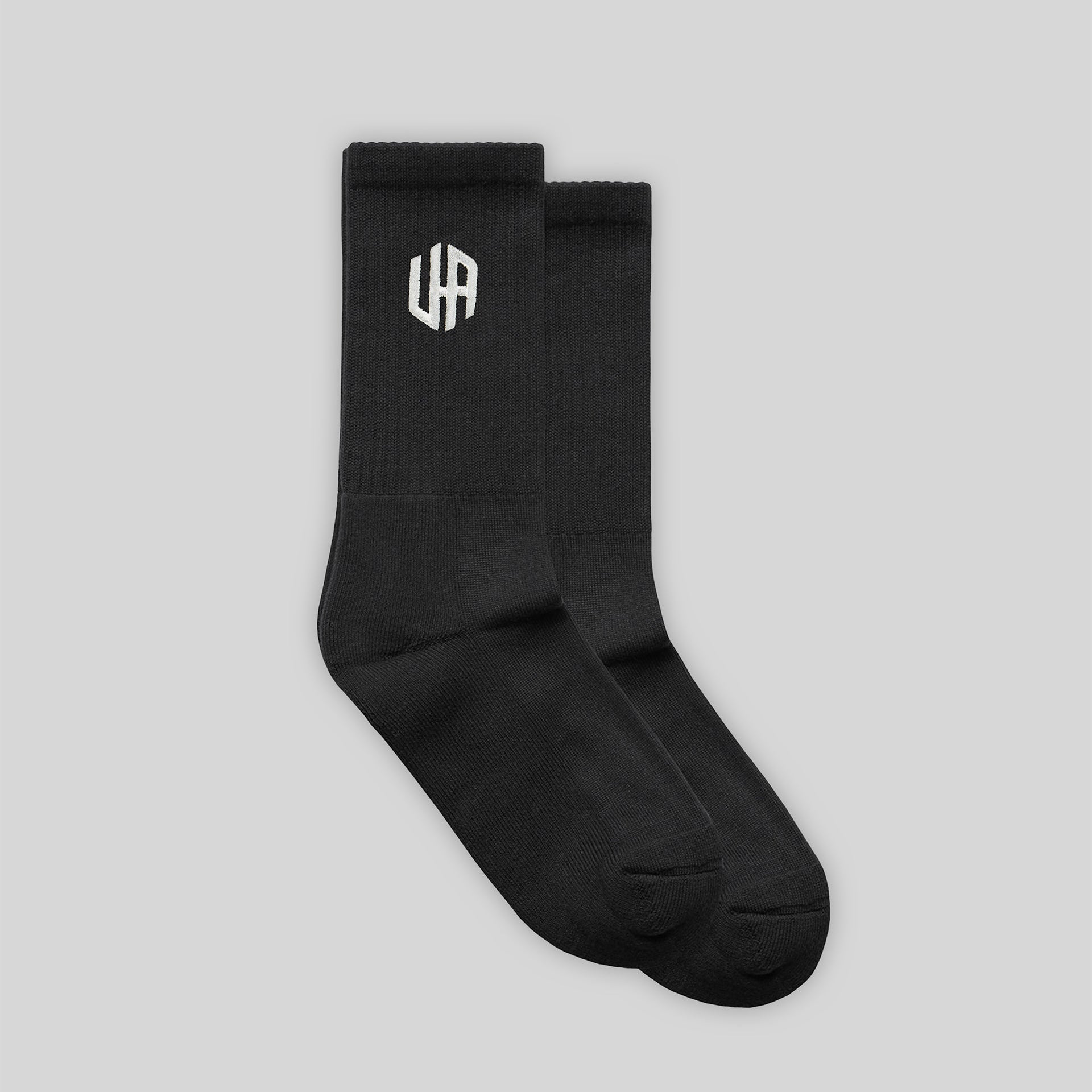 House Of Urban - UA Icon Embroidered Black Socks