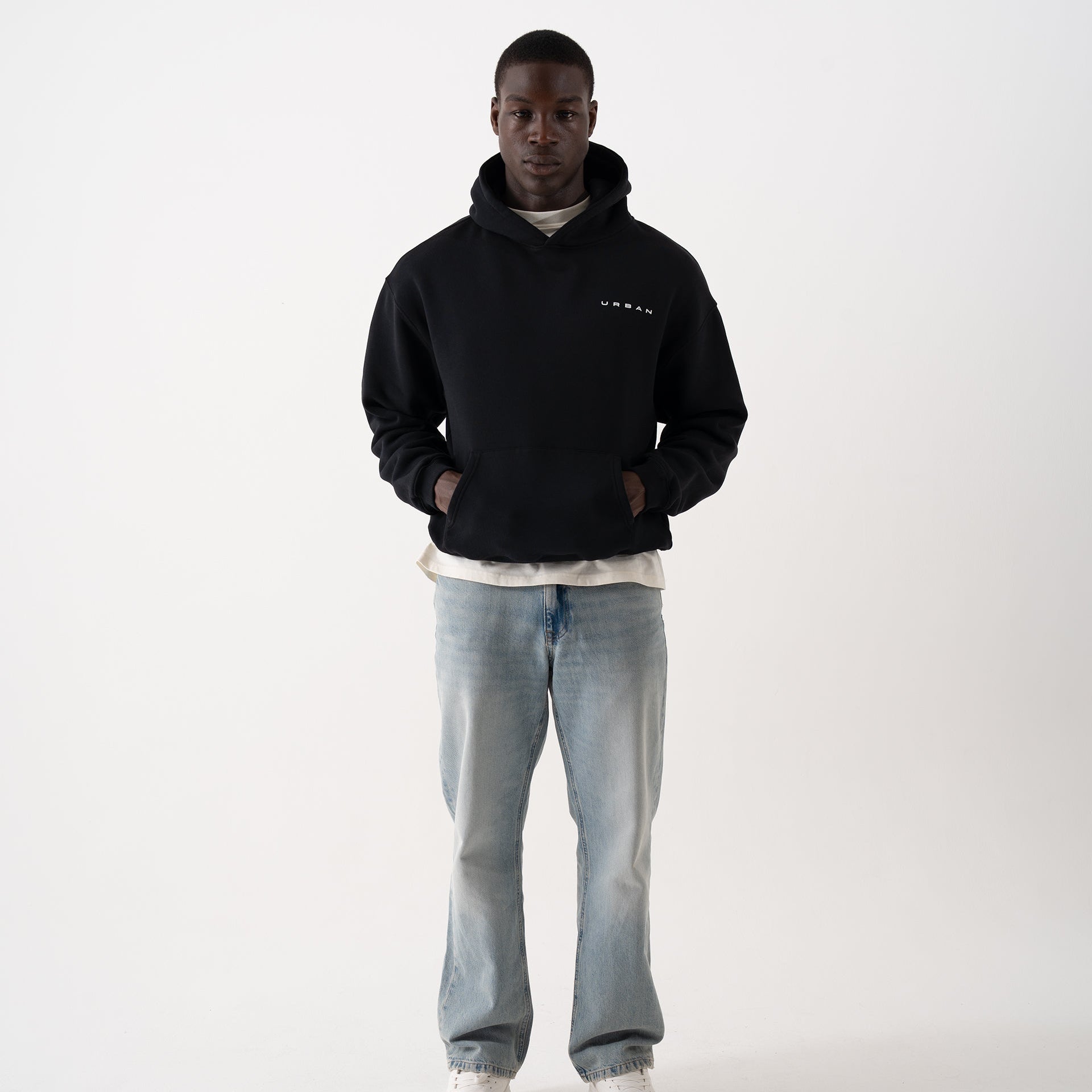 House of Urban - Urban Black Bespoke Styling Hoodie