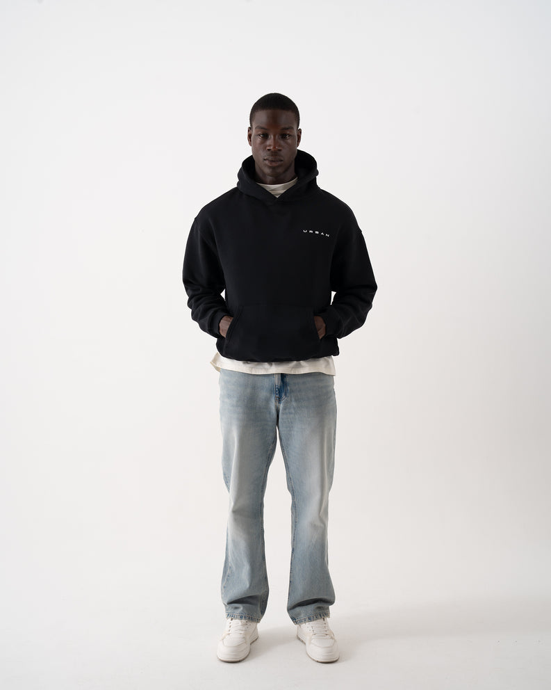 House of Urban - Urban Black Bespoke Styling Hoodie