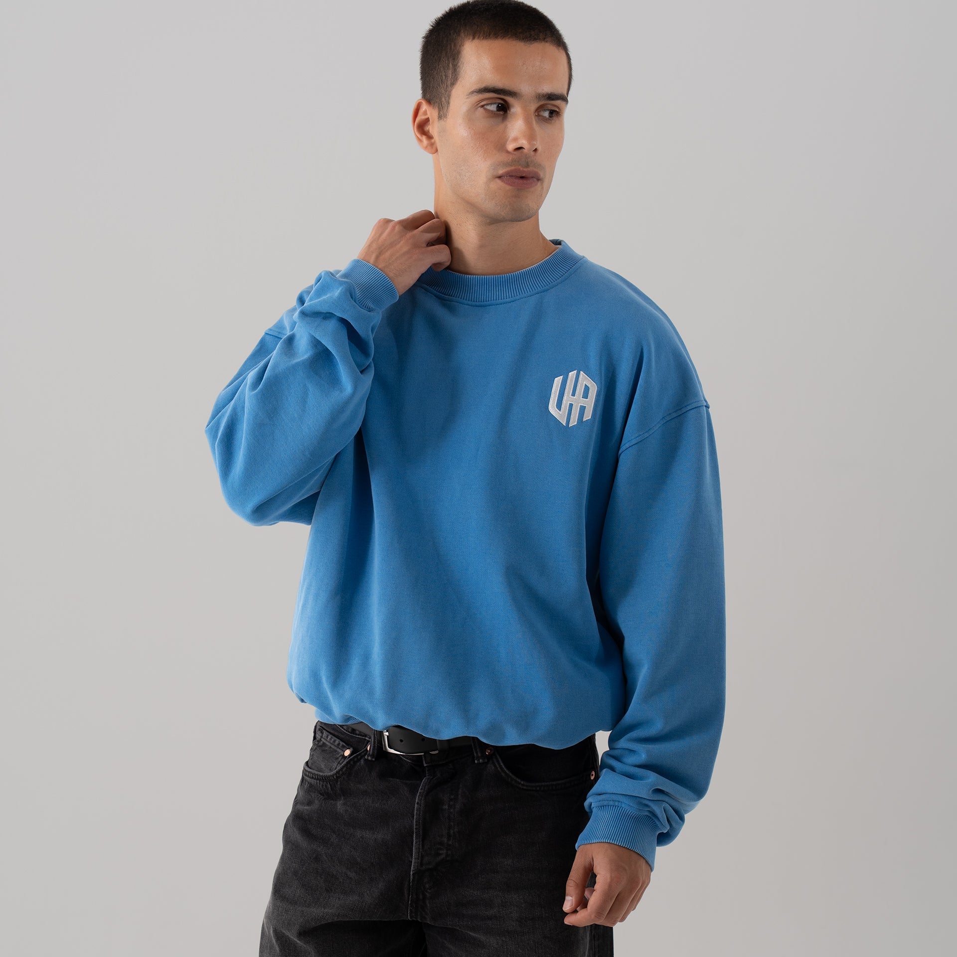 House of Urban - Urban Blue Washed Sweater