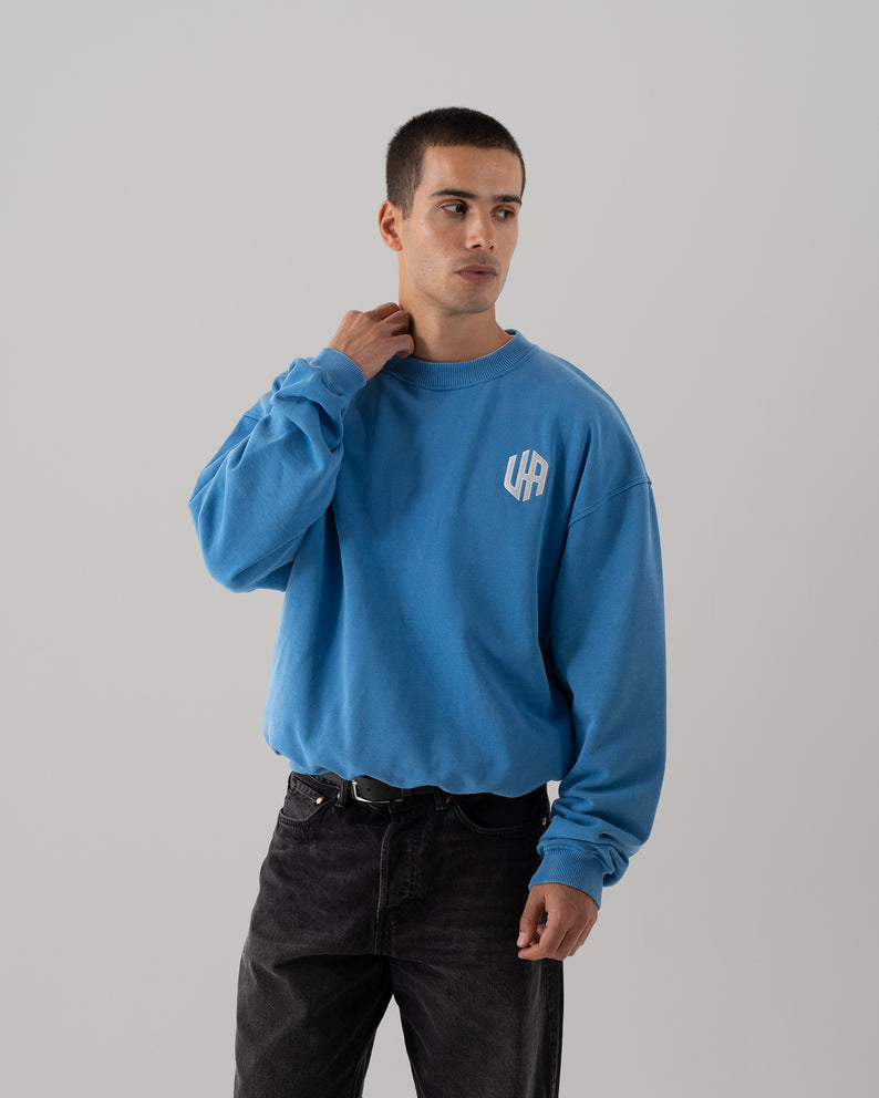 House of Urban - Urban Blue Washed Sweater
