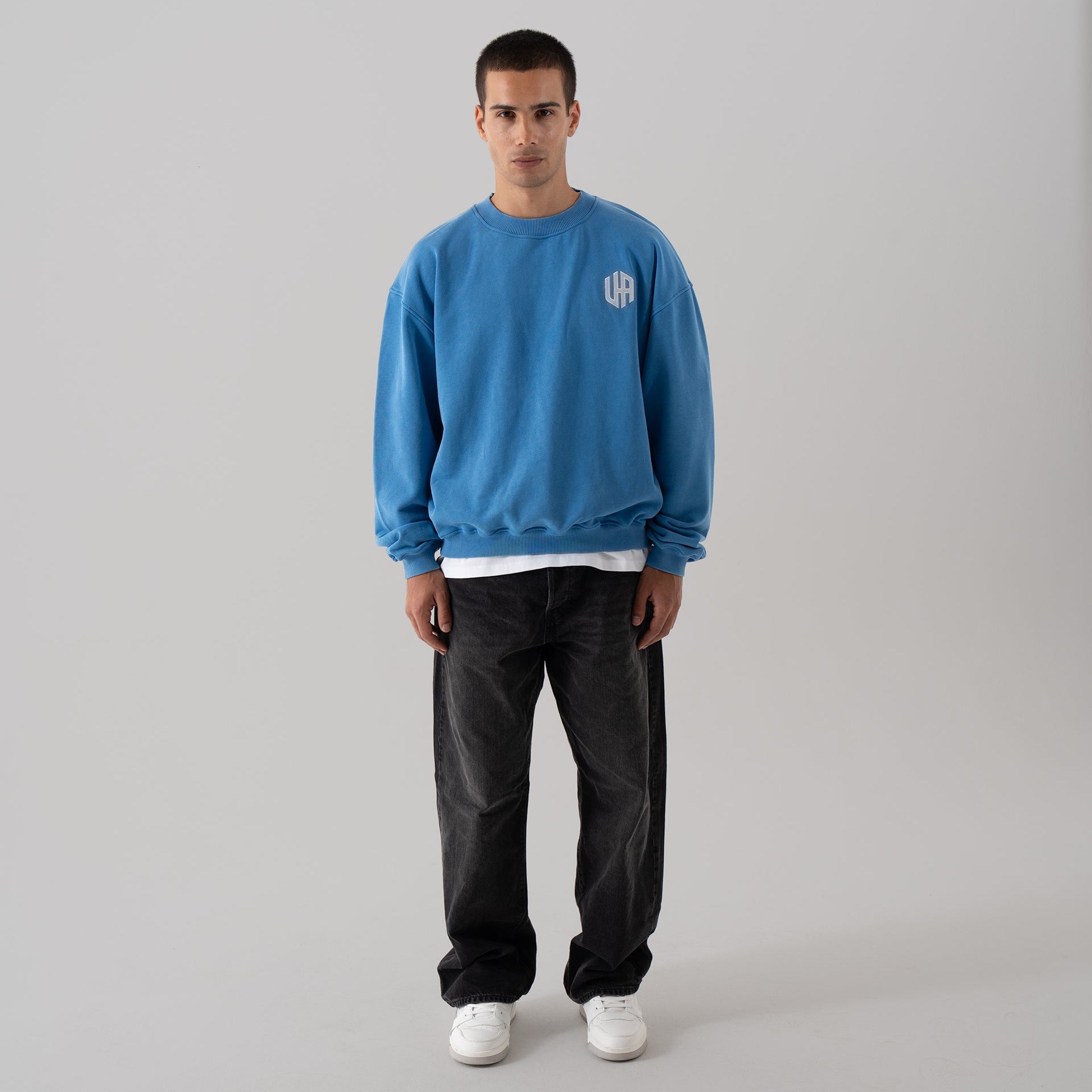 House of Urban - Urban Blue Washed Sweater