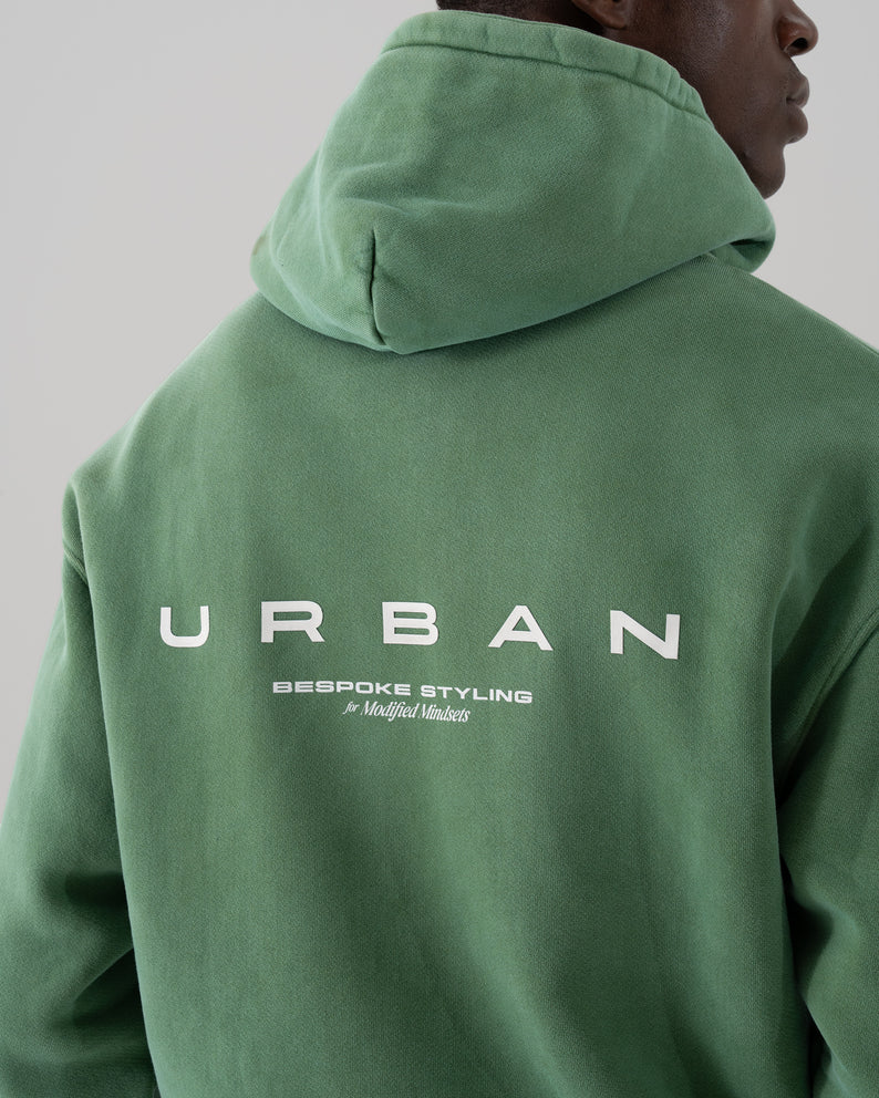 House of Urban - Urban Washed Green Bespoke Styling Hoodie