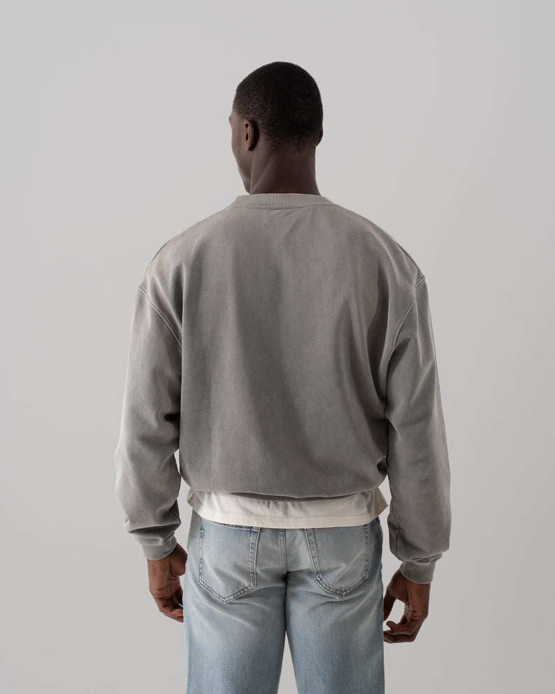 House of Urban - Urban Grey Washed Crewneck