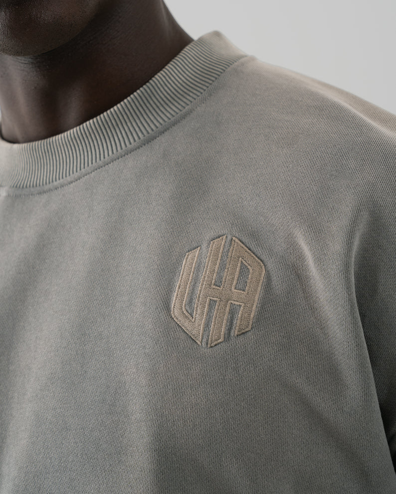 House of Urban - Urban Grey Washed Crewneck