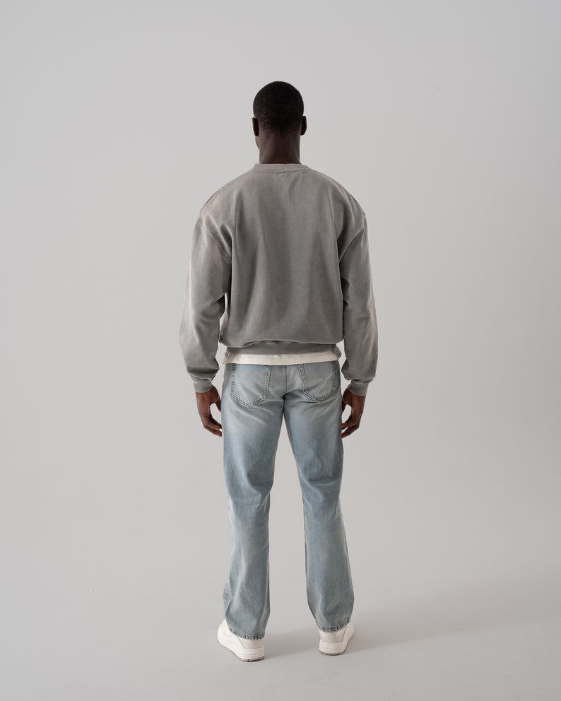 House of Urban - Urban Grey Washed Crewneck