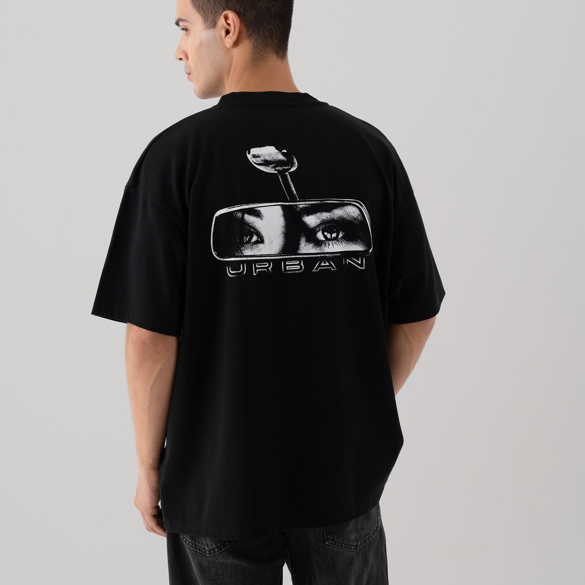 House Of Urban - Urban Black Rearview Mirror Tee