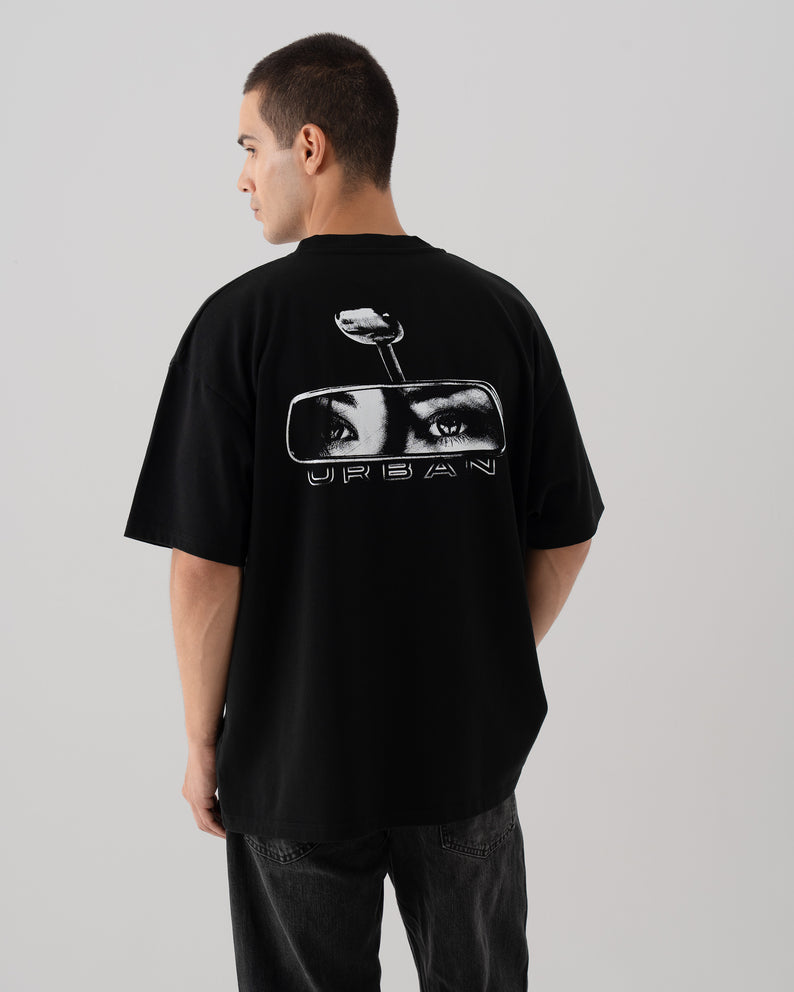 House of Urban - Urban Black Rearview Mirror Tee