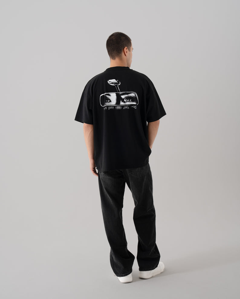 House of Urban - Urban Black Rearview Mirror Tee