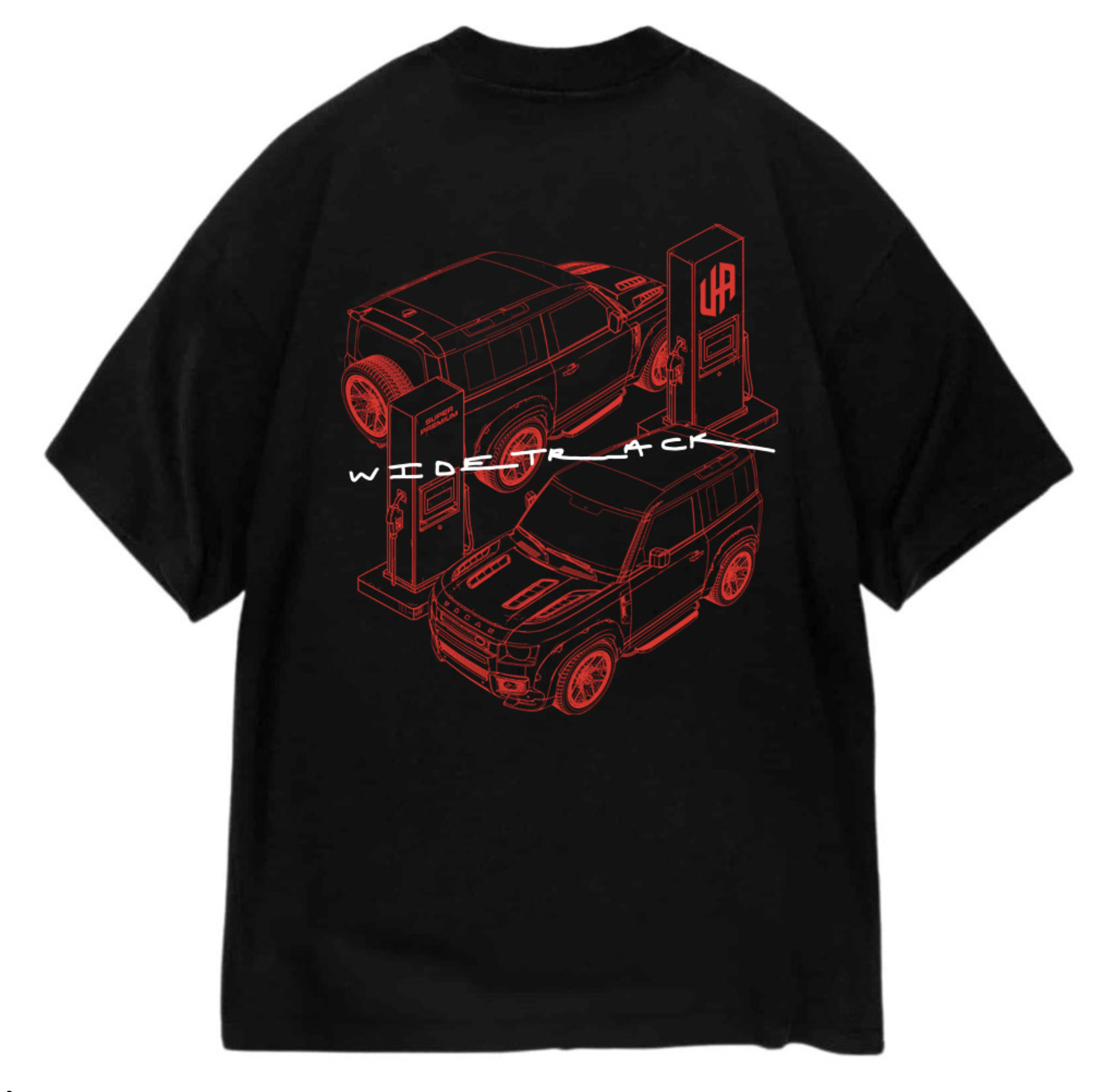 Urban Black Widetrack Tee