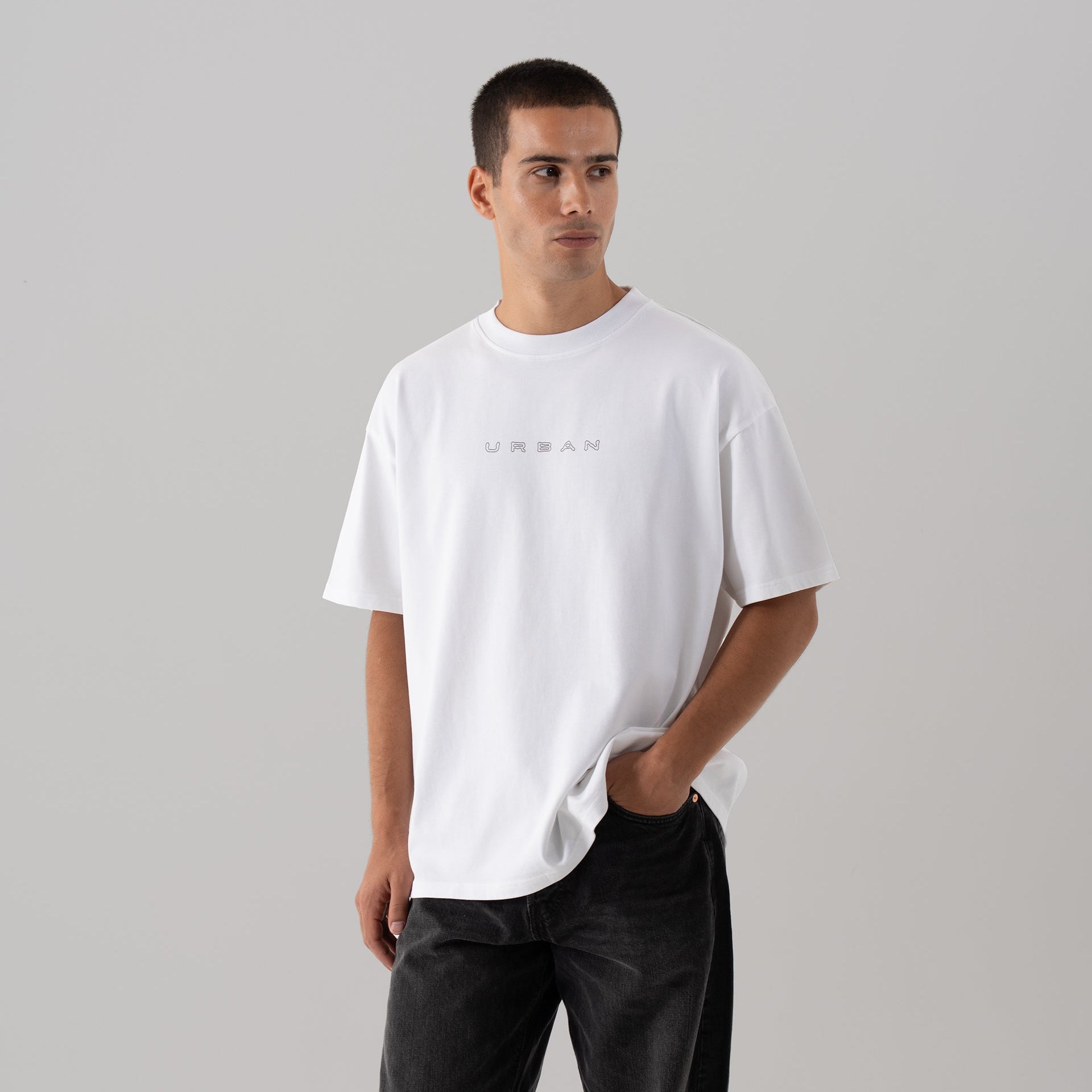 House Of Urban - Urban White Scribble Tee