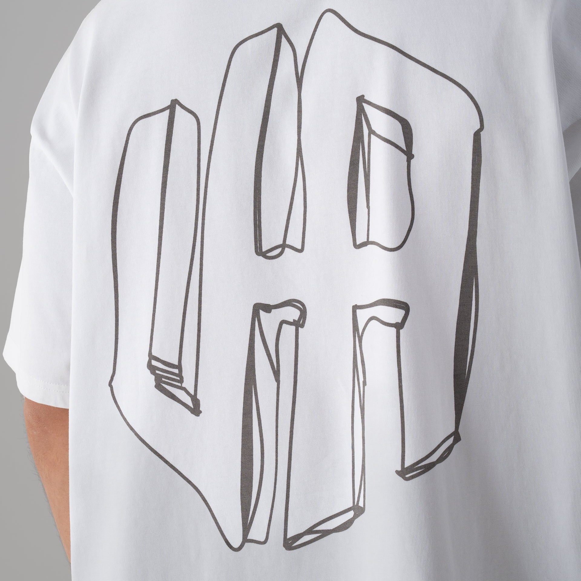 House Of Urban - Urban White Scribble Tee