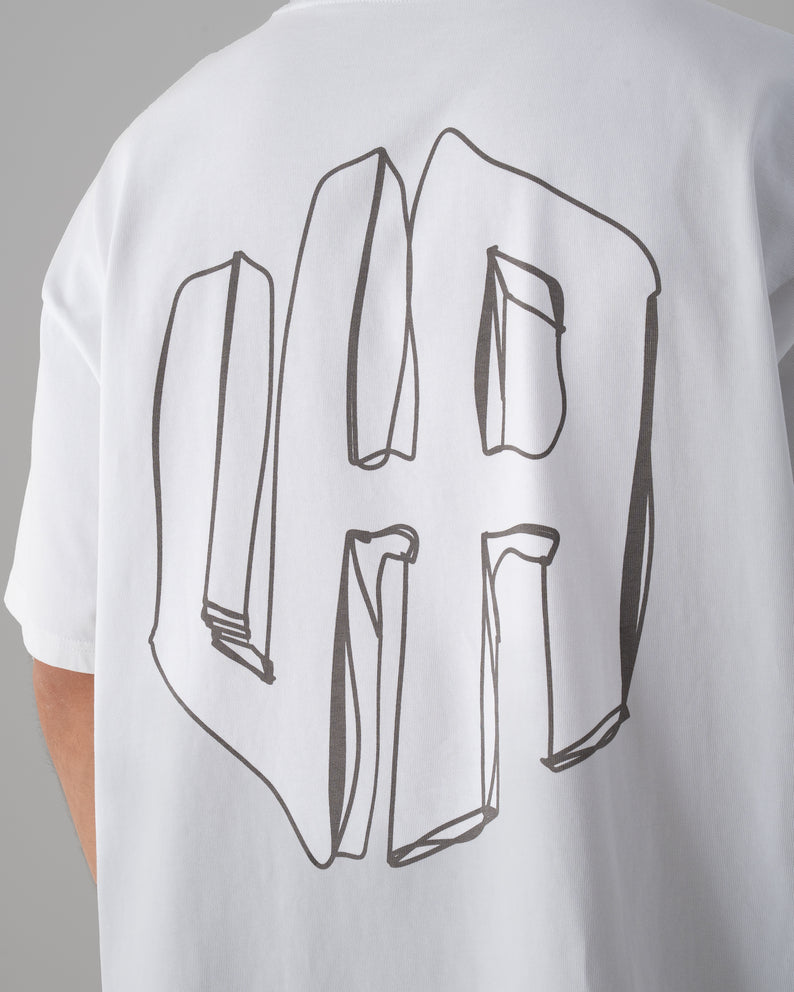 House of Urban - Urban White Scribble Tee