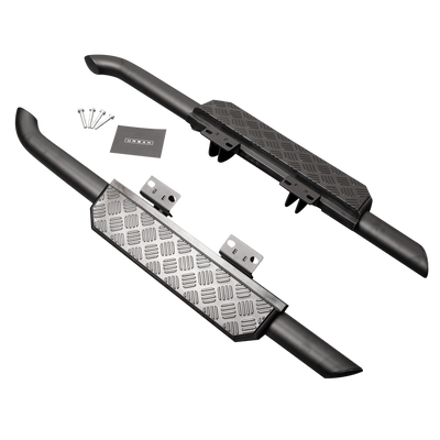 New Defender 90 Black Shadow Side Steps