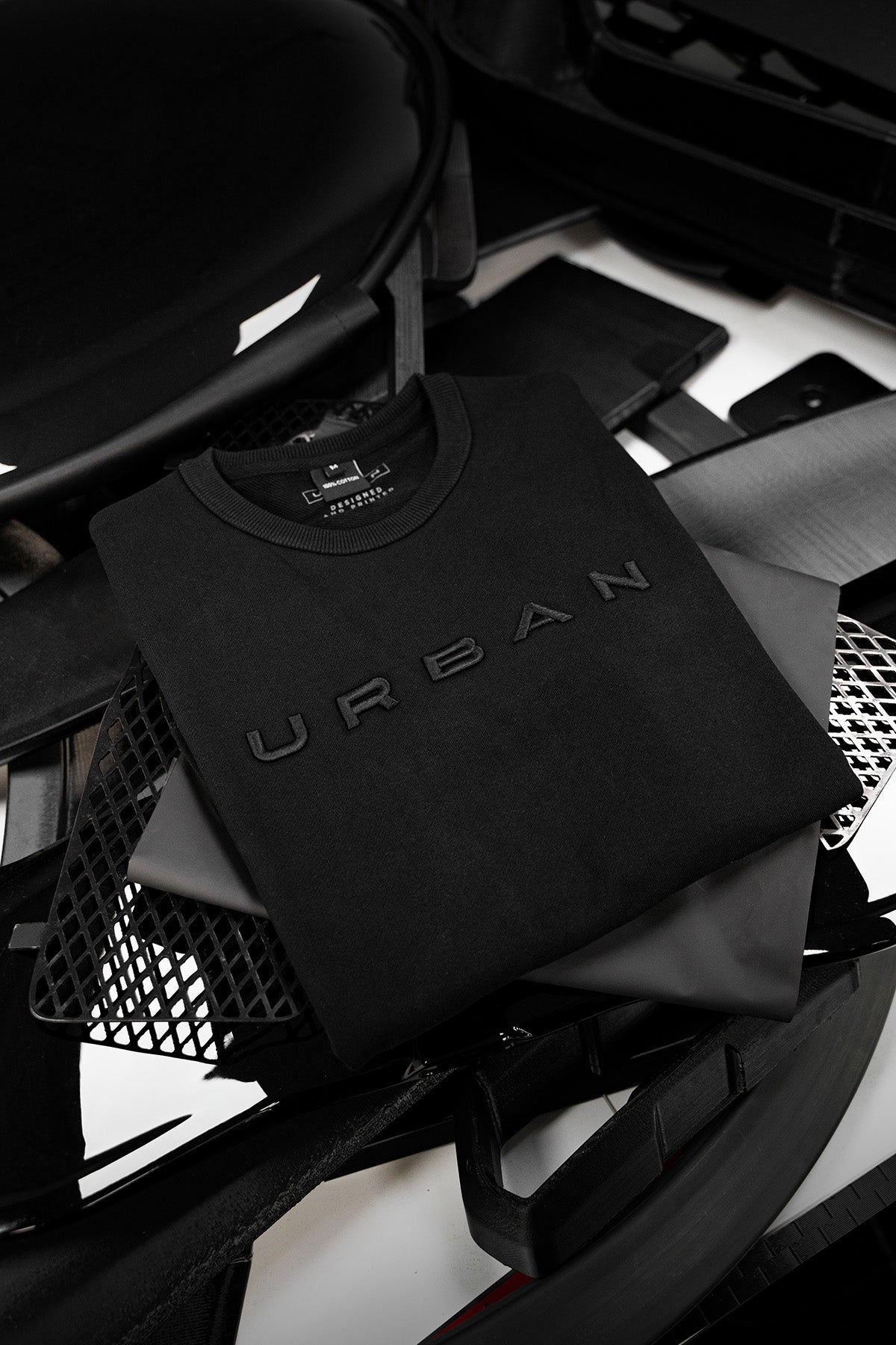 Urban Automotive Bonnet Letter Crewneck