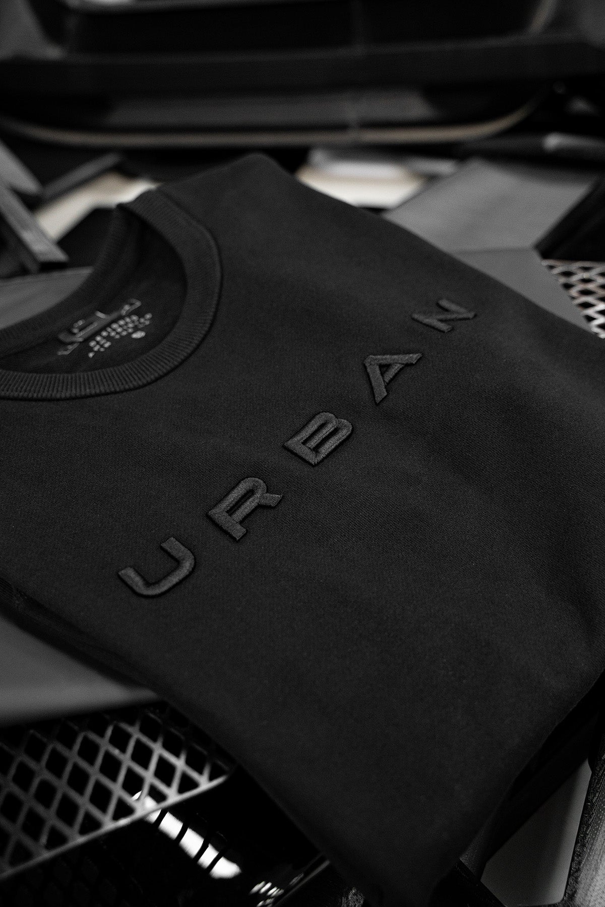 Urban Automotive Bonnet Letter Crewneck