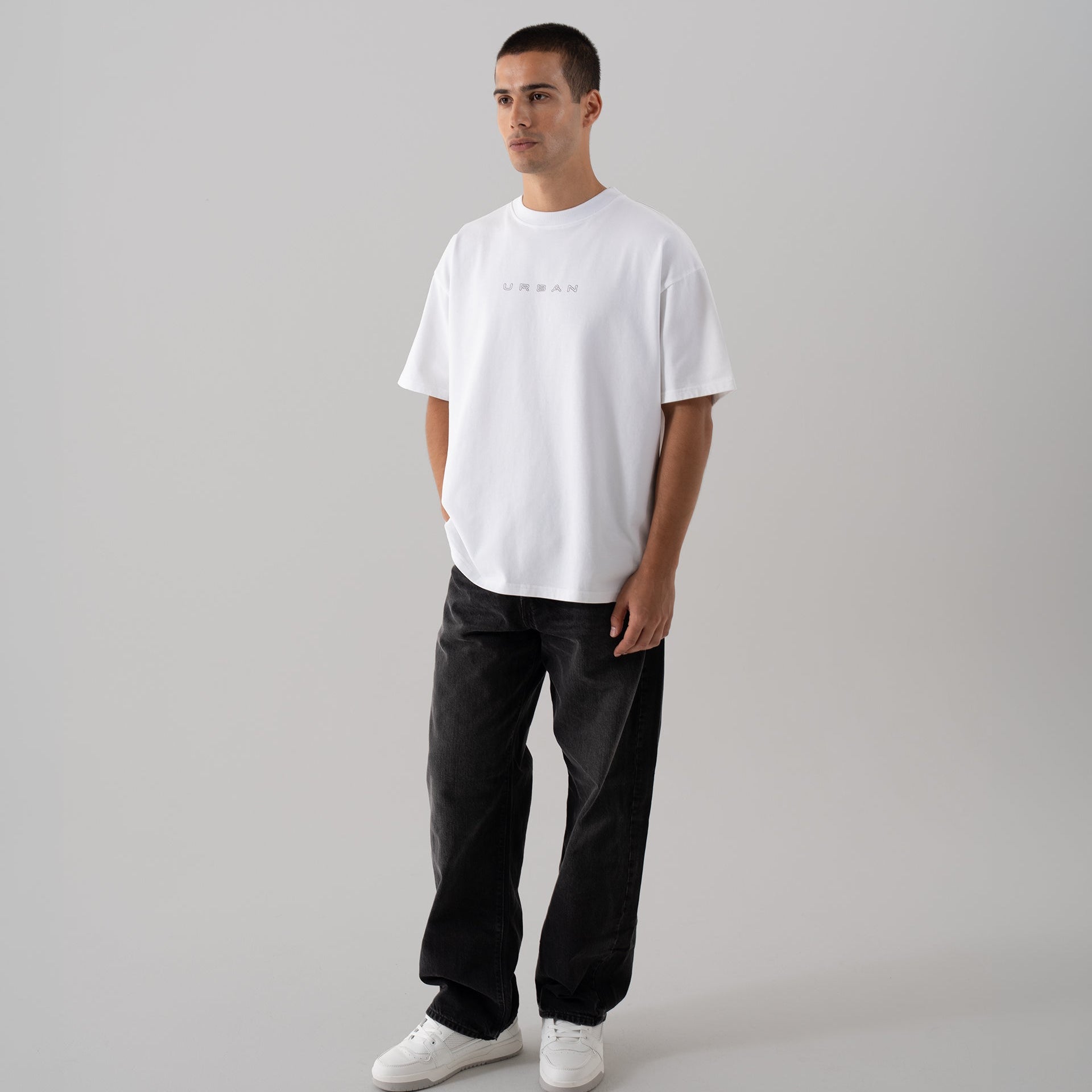 House Of Urban - Urban White Scribble Tee
