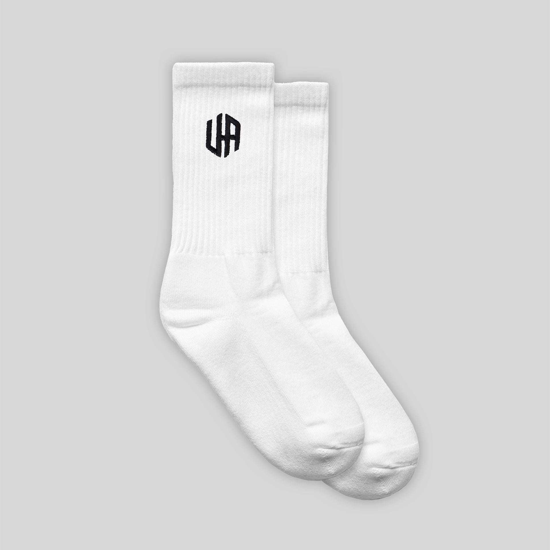 House Of Urban - UA Icon Embroidered White Socks
