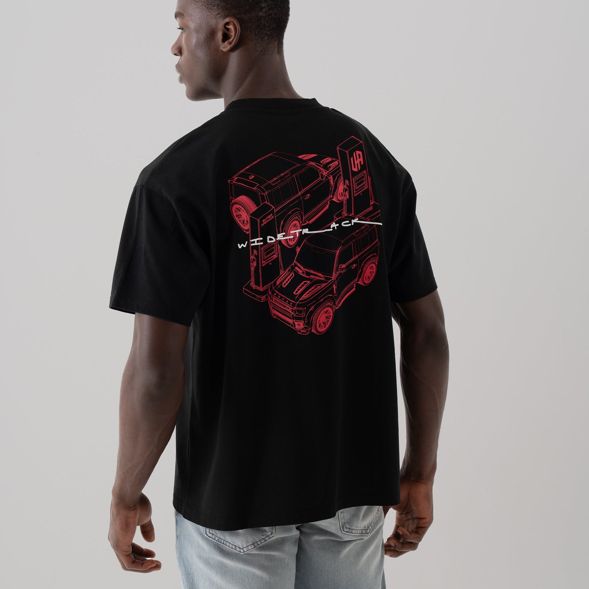 House Of Urban - Urban Black Widetrack Tee