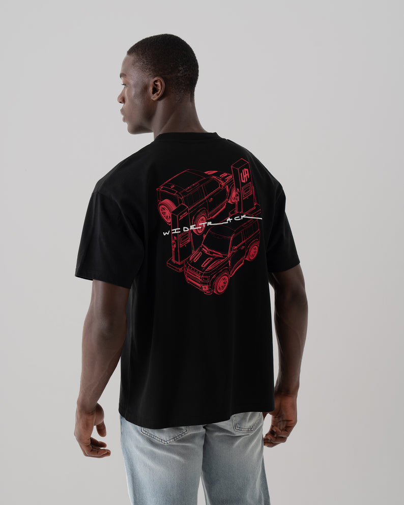Urban Black Widetrack Tee