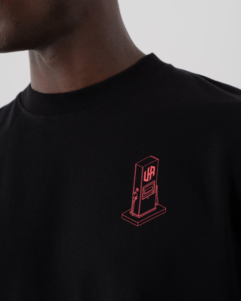 House of Urban - Urban Black Widetrack Tee