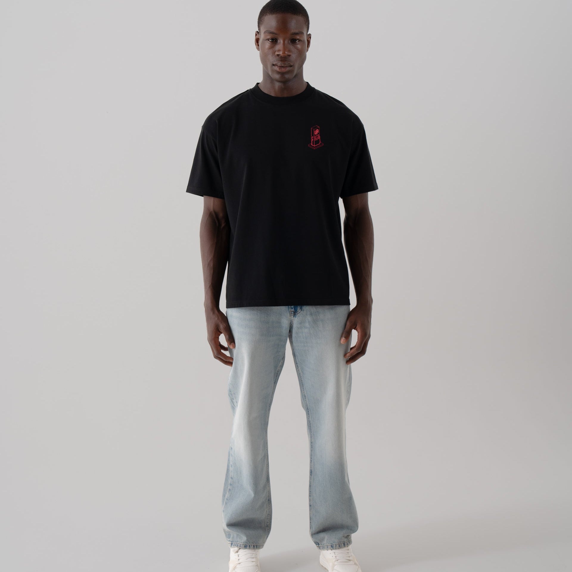 House Of Urban - Urban Black Widetrack Tee