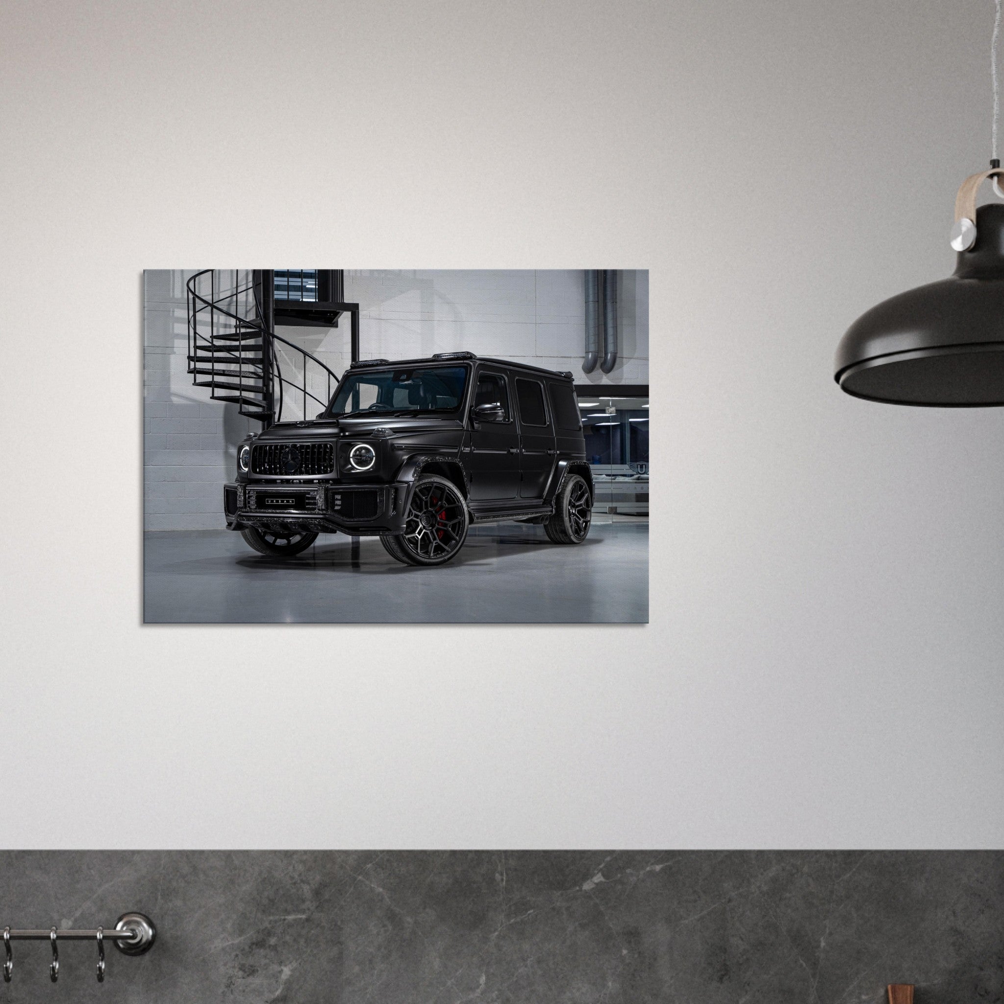 Gelato - Premium Canvas - Urban Widetrack Forged Carbon on Mercedes G63
