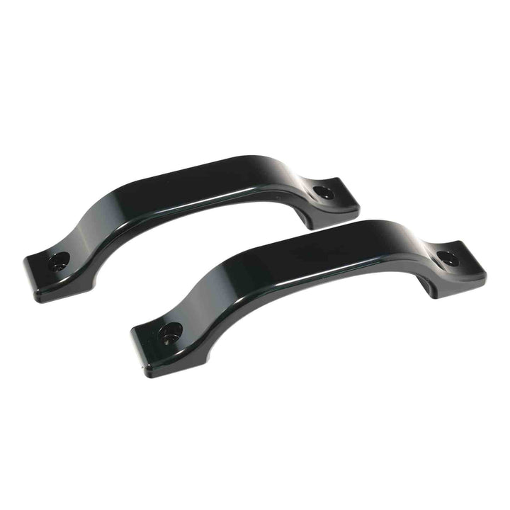 PT Auto Warehouse HO-2239MA-FP - Inner Interior Inside Door Handle Black Housing Chrome Lever 2 Door Coupe Front Left Right Pair Fits Select 2003 2007